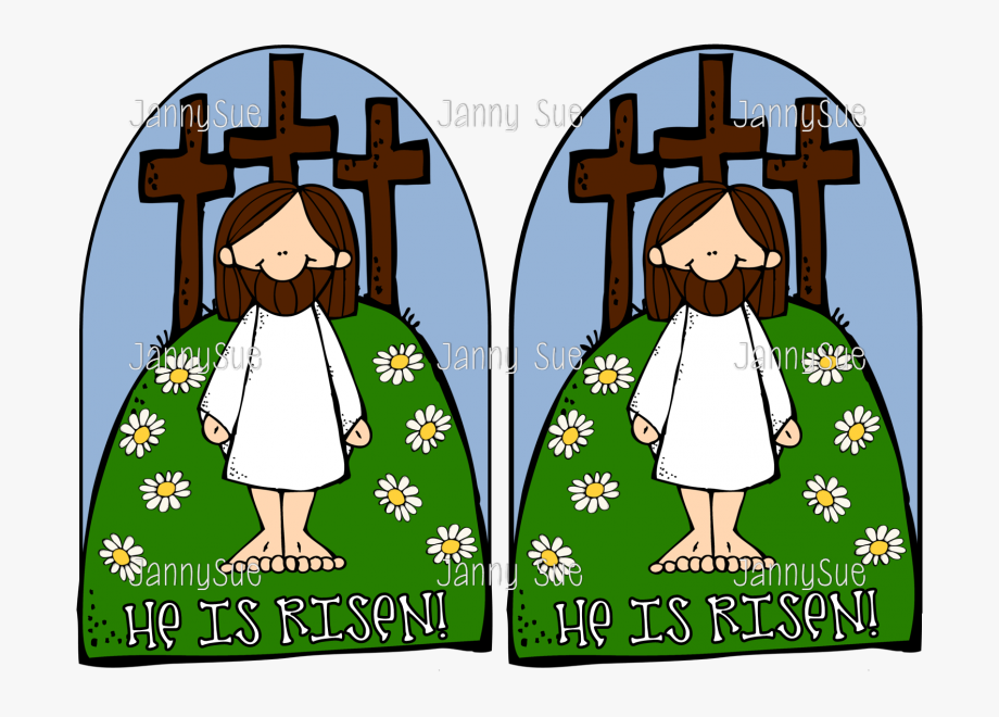 Jesus The He Is Risen Easter Craft Ⓒ.