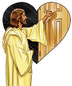 Jesus Knocking On Door Clip Art