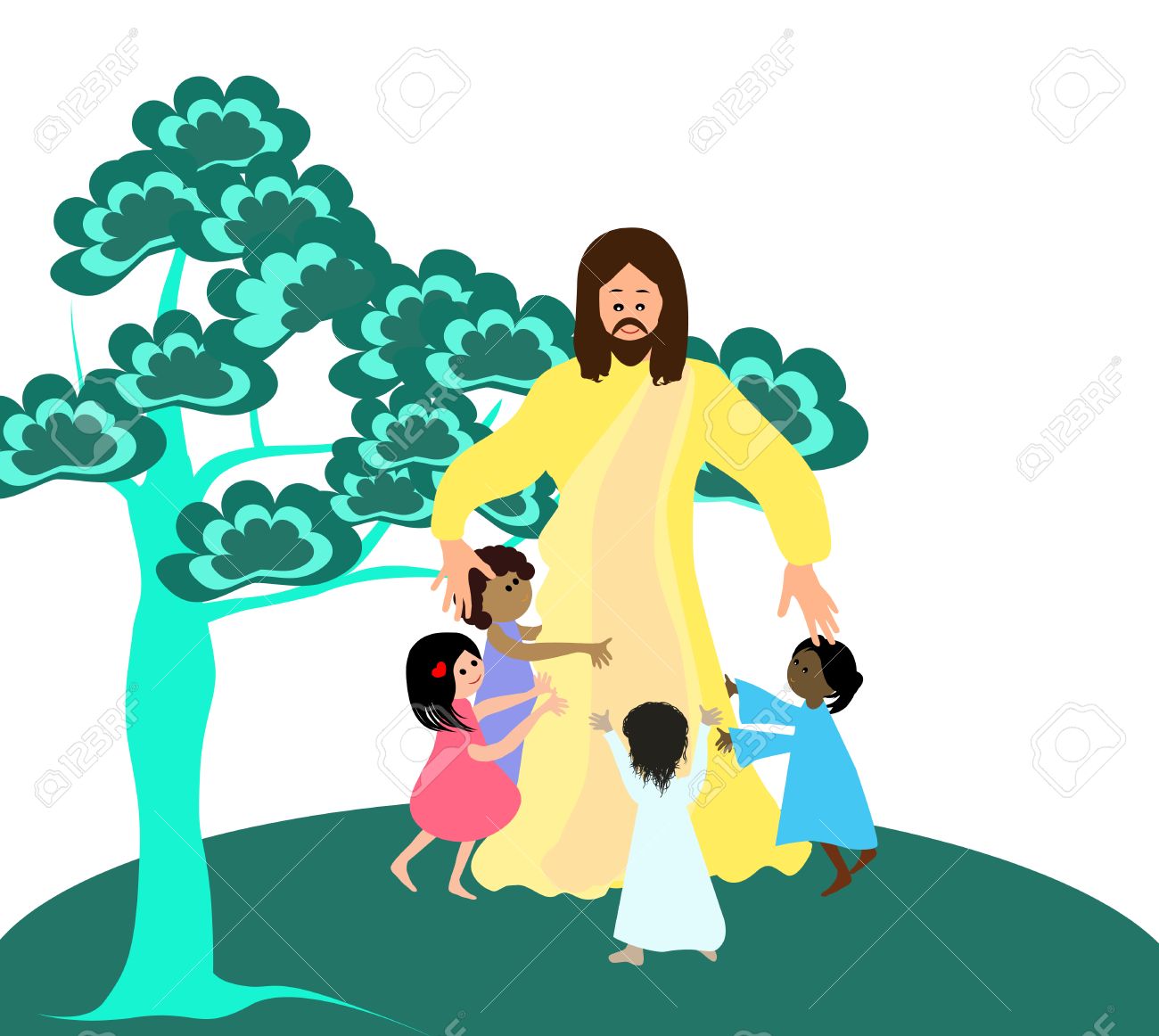 Jesus loves the little children.