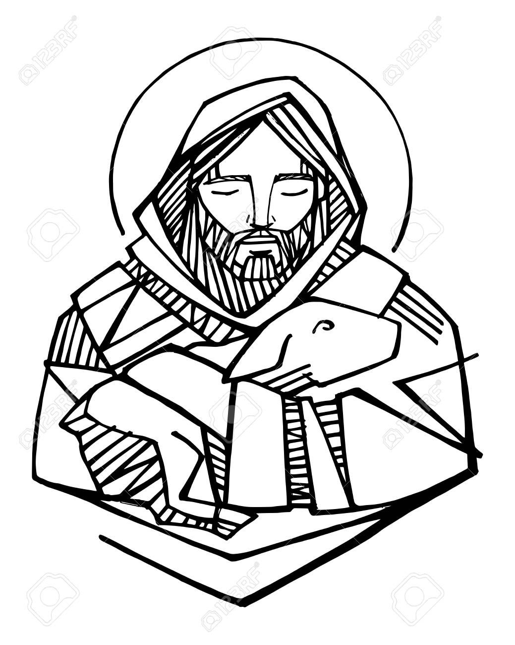 jesus the good shepherd clipart 10 free Cliparts | Download images on ...
