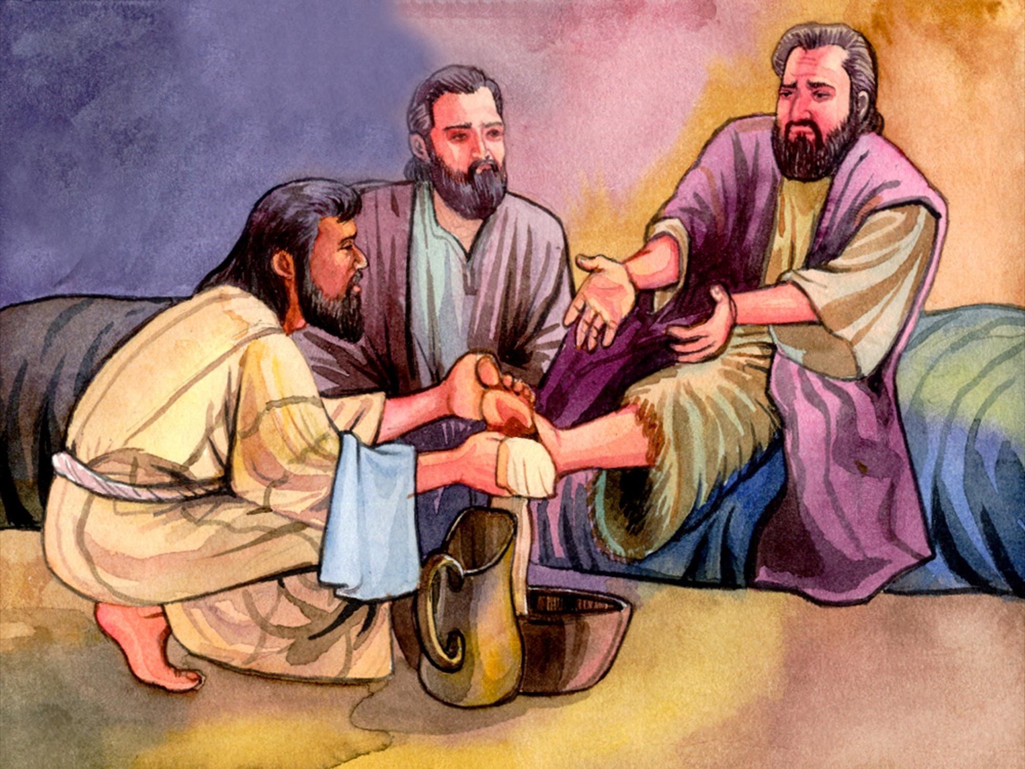 Jesus Washing The Disciples Feet Clipart 10 Free Cliparts Download