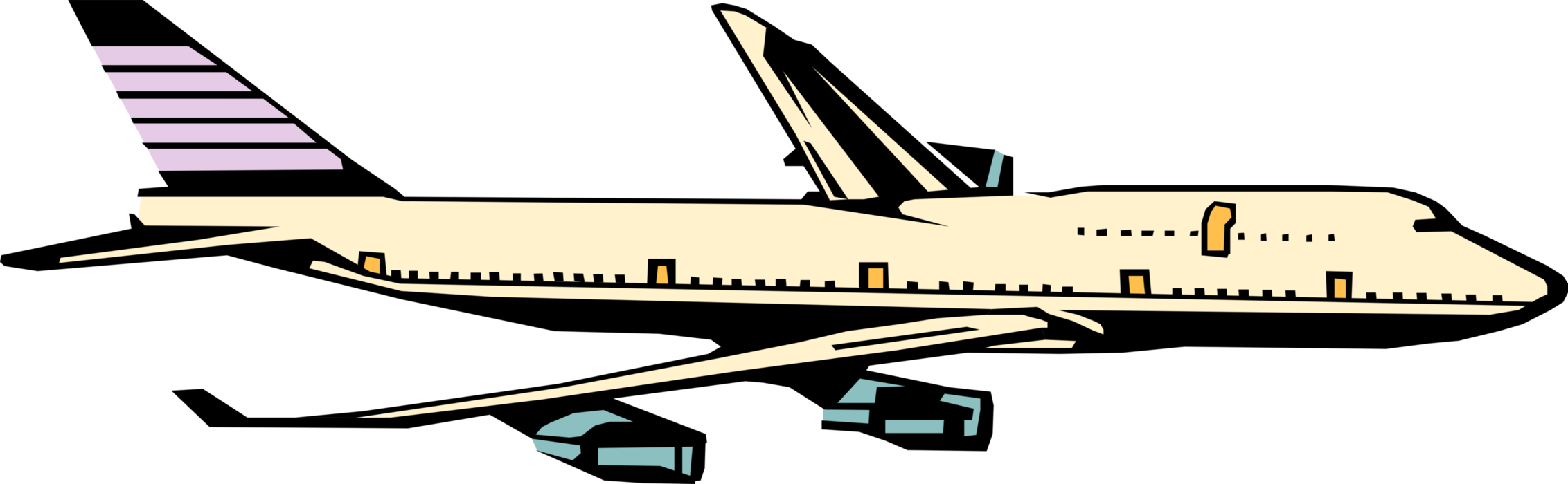 Aircraft Clipart Jumbo Jet.