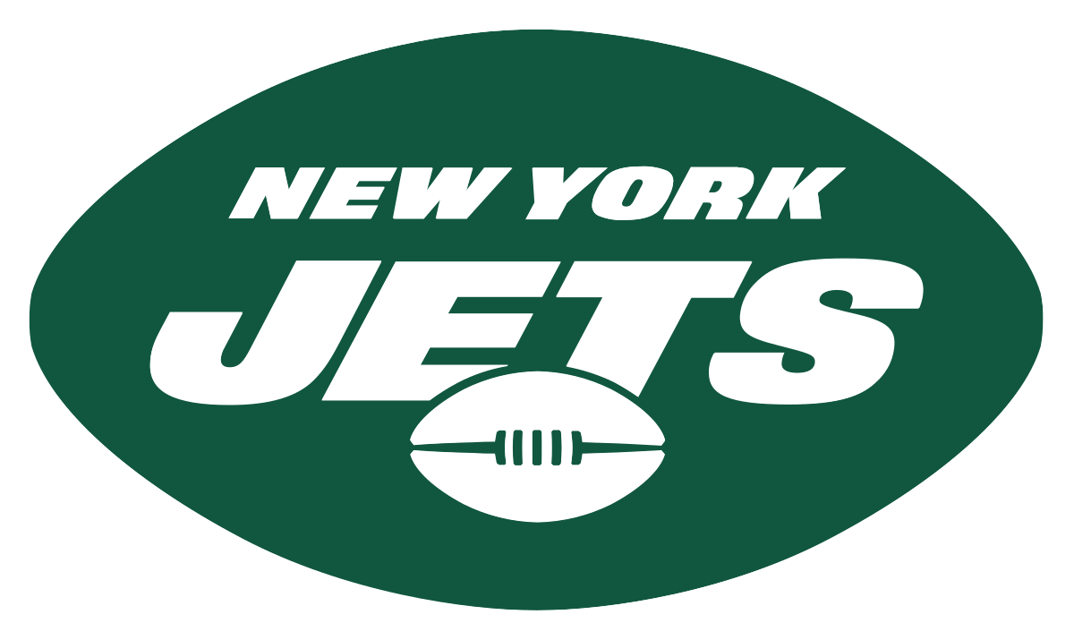 Logos and uniforms of the New York Jets.