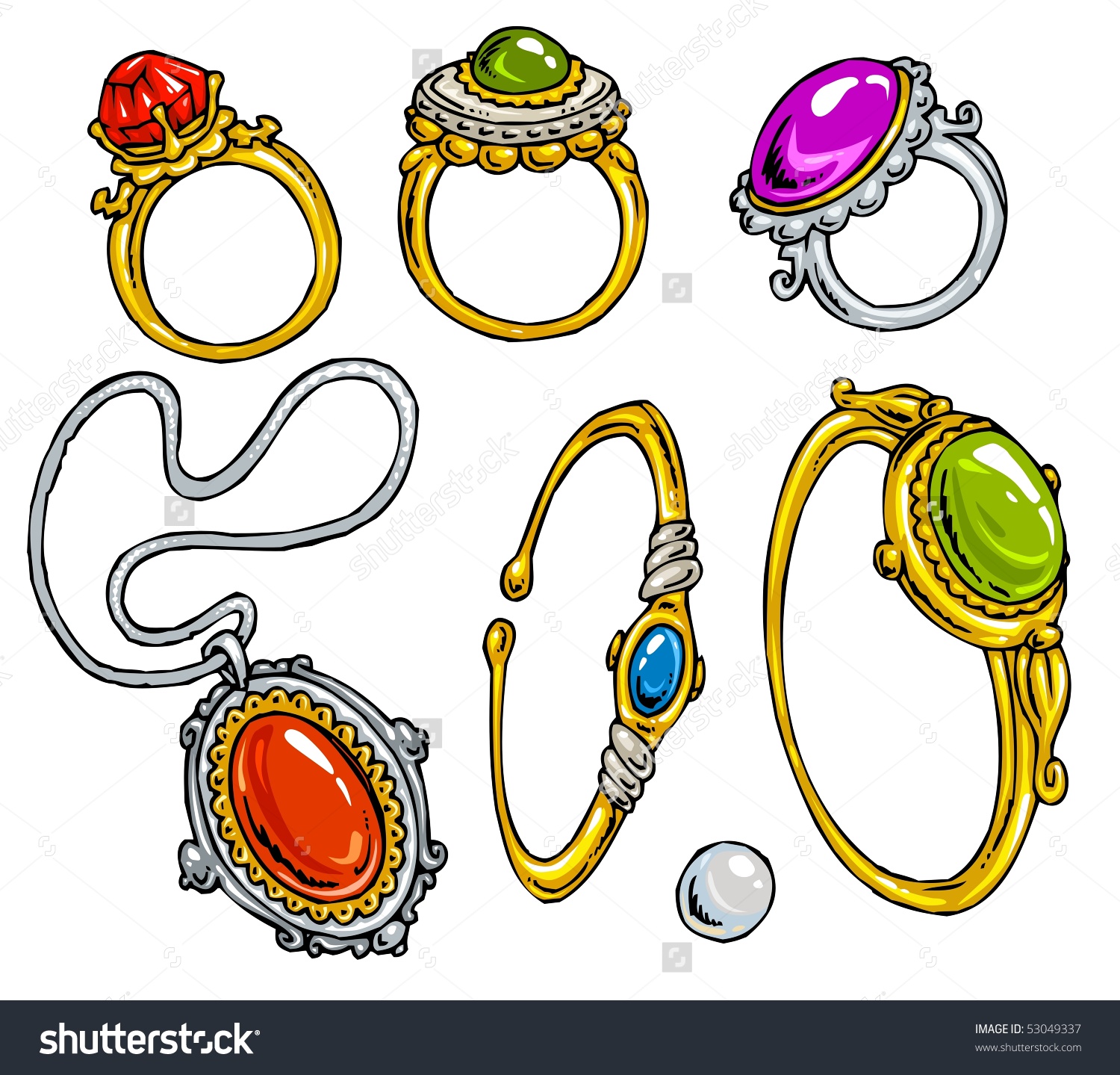 Jewelry making clipart