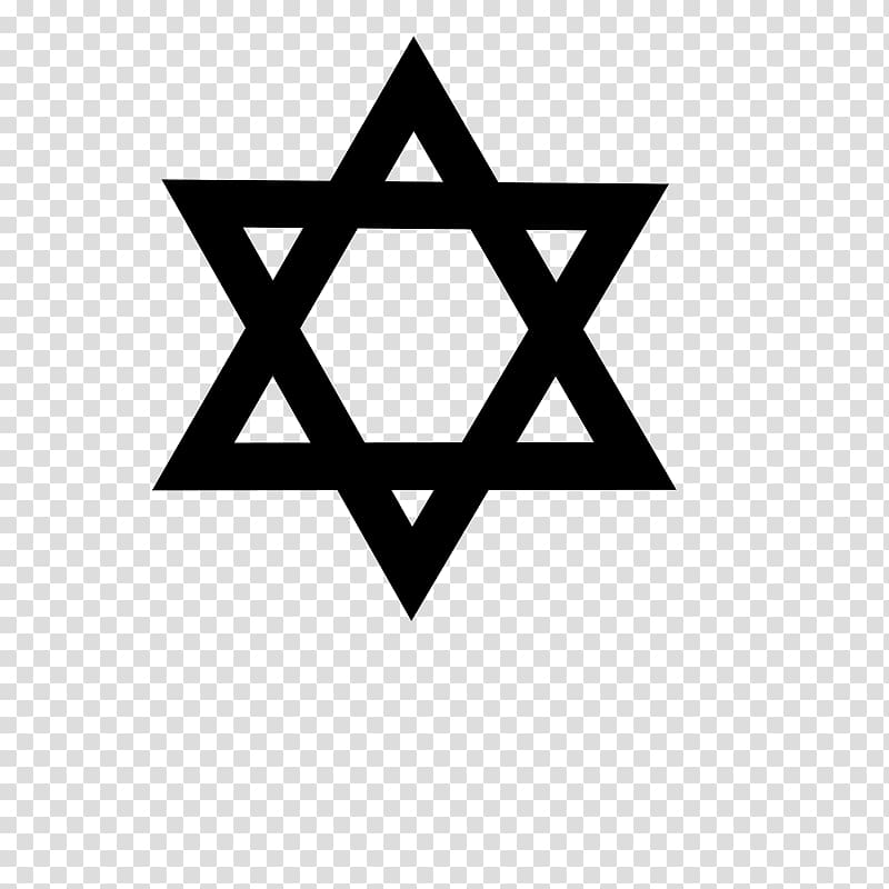 Star of David Judaism Jewish symbolism, Judaism transparent.
