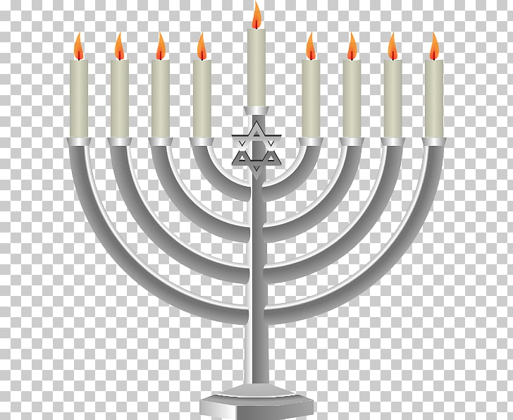 Menorah Jewish holiday Candle , Jewish Menorah s PNG clipart.