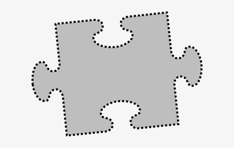 How To Set Use Gray Jigsaw Puzzle Piece Clipart.