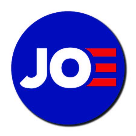 Joe Biden for President 2020 Blue Campaign Button, Democrat.