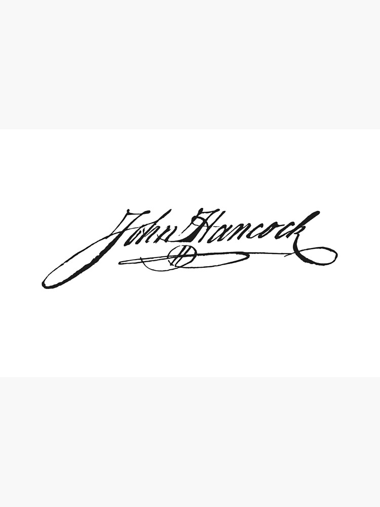 John Hancock Signature.