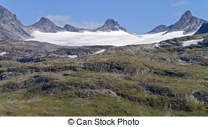 Stock Images of Mountains and valleys in Jotunheimen, norway.