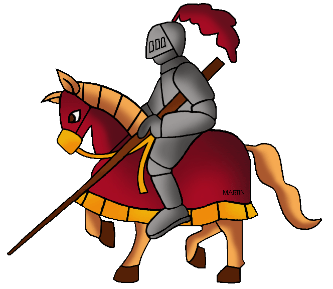 Free Britain Clip Art by Phillip Martin, Jousting.