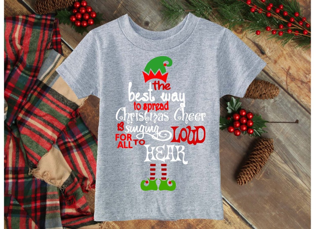 Christmas SVG Christmas Clipart Christmas T Shirt SVG Elf SVG Digital Cut  files Instant Download Svg Dxf Ai Pdf Eps Png Jpeg.