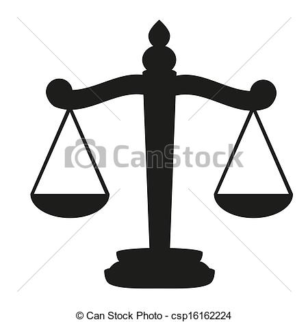 Judicial Scales Clipart.