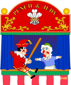 punch and judy clipart school