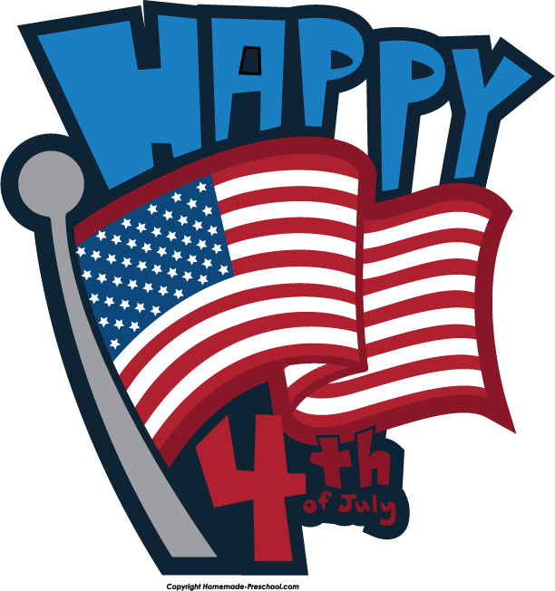 Free July 4th Clipart.