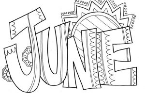 June clipart black and white 1 » Clipart Station.