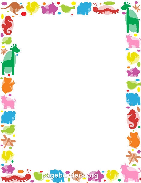 Free Animal Borders: Clip Art, Page Borders, and Vector Graphics.