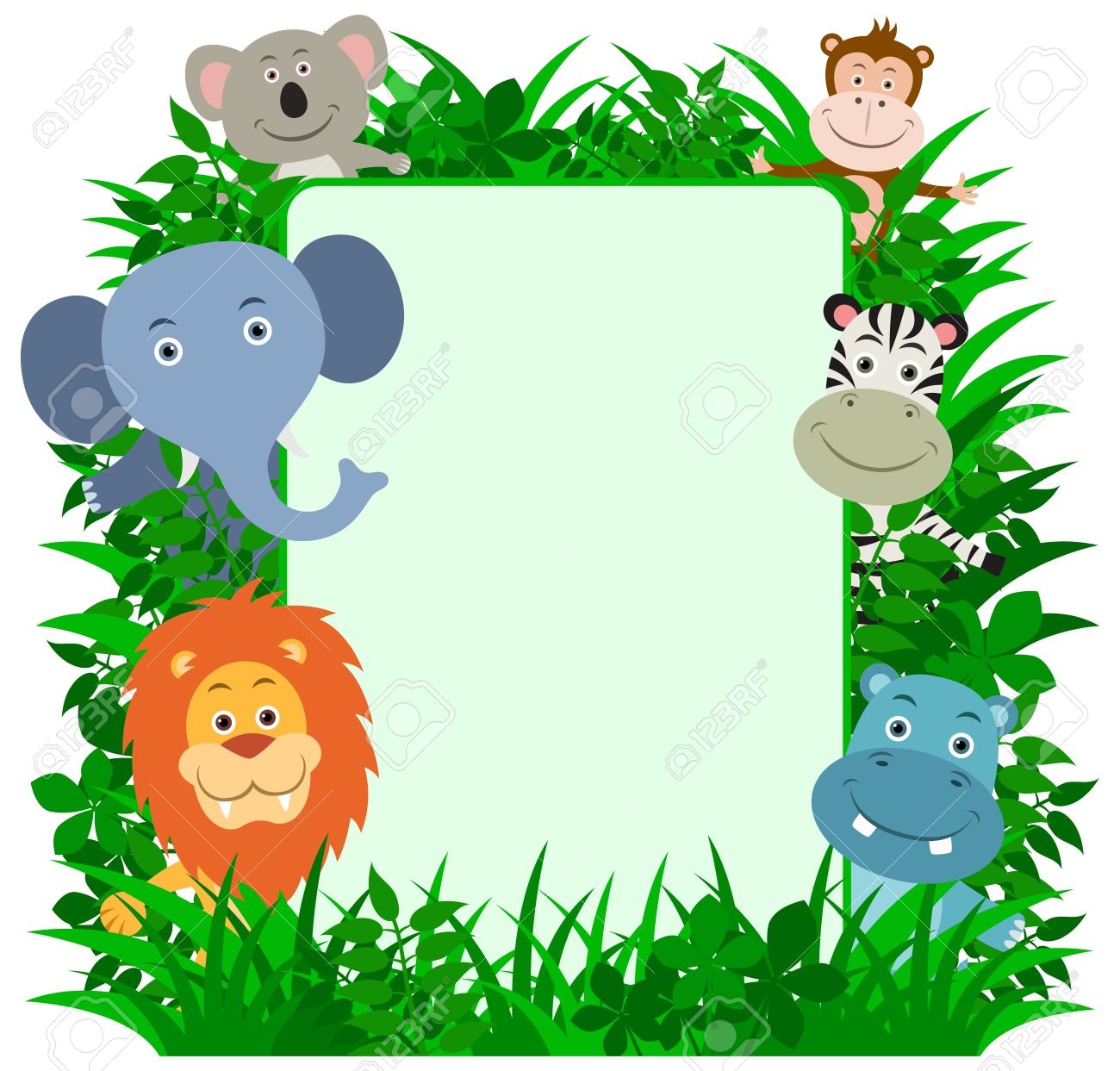 jungle animal clipart borders 20 free Cliparts | Download images on