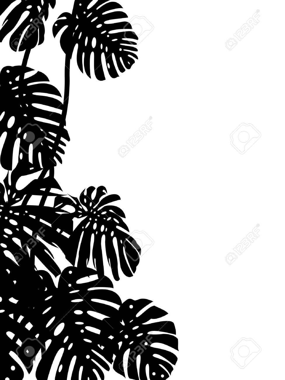 jungle background clipart black and white 20 free Cliparts | Download