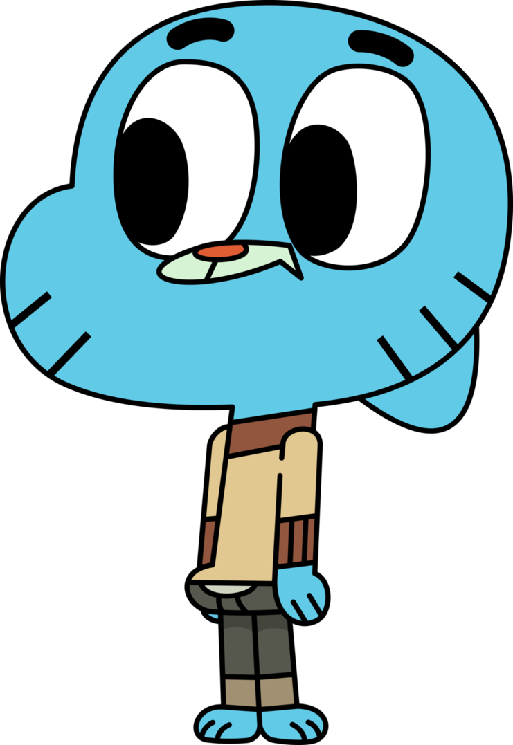 Gumball just standing there by Yetioner.