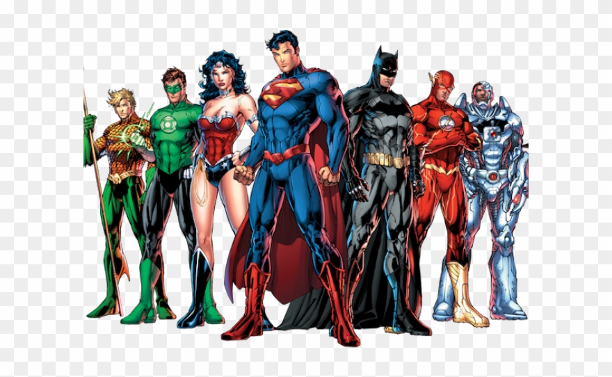 Justice League Comic Png Clipart (#3306863).