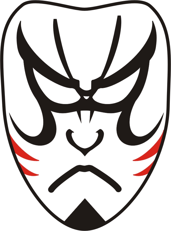 kabuki warrior mask red by HLIDSKJALF on DeviantArt.
