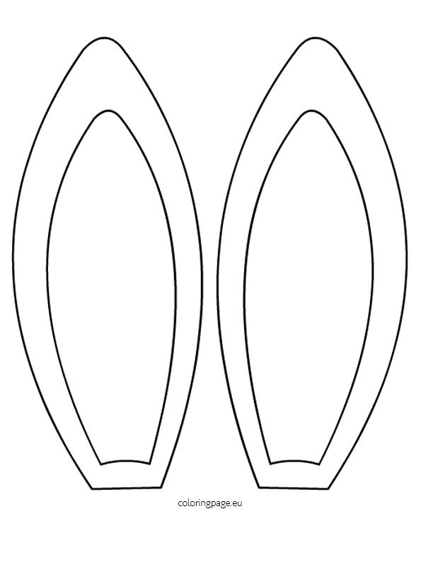 Free Printable Rabbit Ears Template