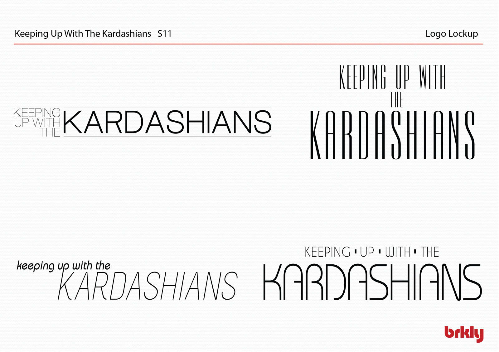 Keeping Up With The Kardashians S11 Logo Lockup.