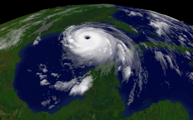 Satellite Images of Hurricane Katrina.