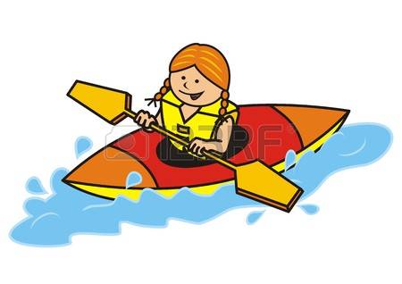 Kayaking clip art.