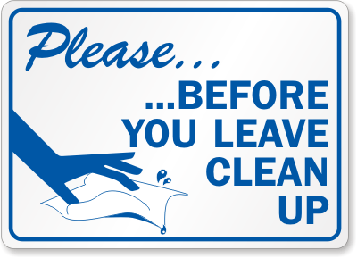 Clean Signs Se 2668 Keep Bathroom Clean Signs Public Restroom Signs.
