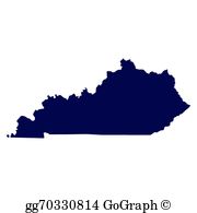 Kentucky State Clip Art.