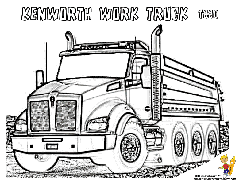 Free Free 281 Kenworth Dump Truck Svg SVG PNG EPS DXF File