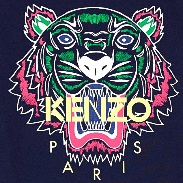 Kenzo Tiger LS Tee Shirt.