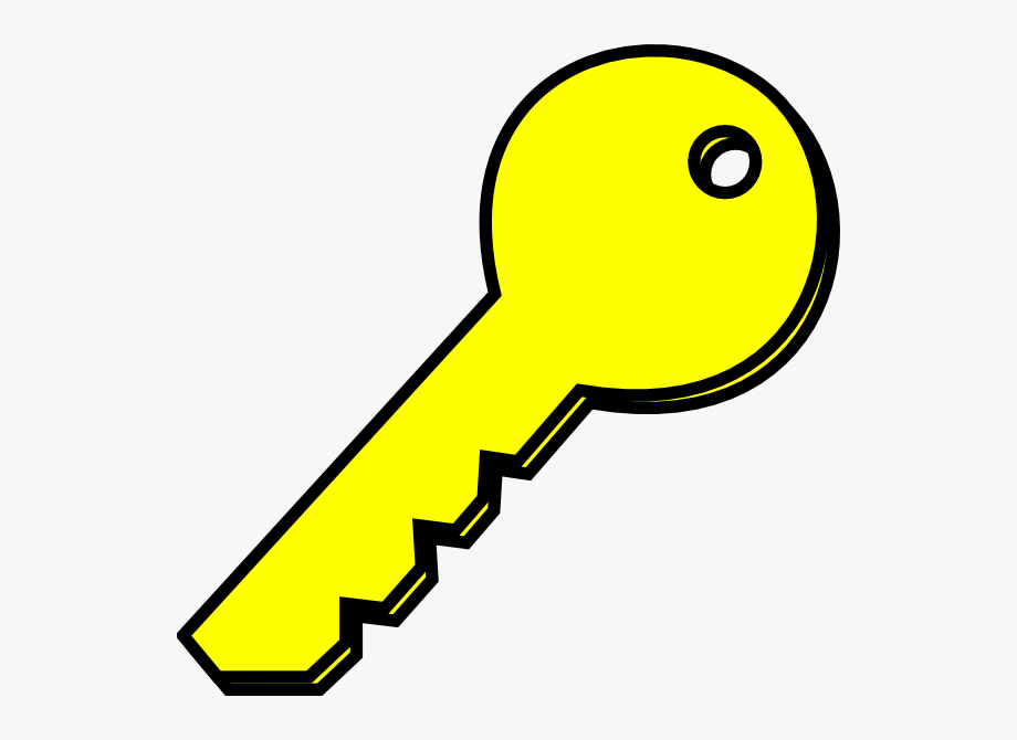 Keys Clipart Yellow.