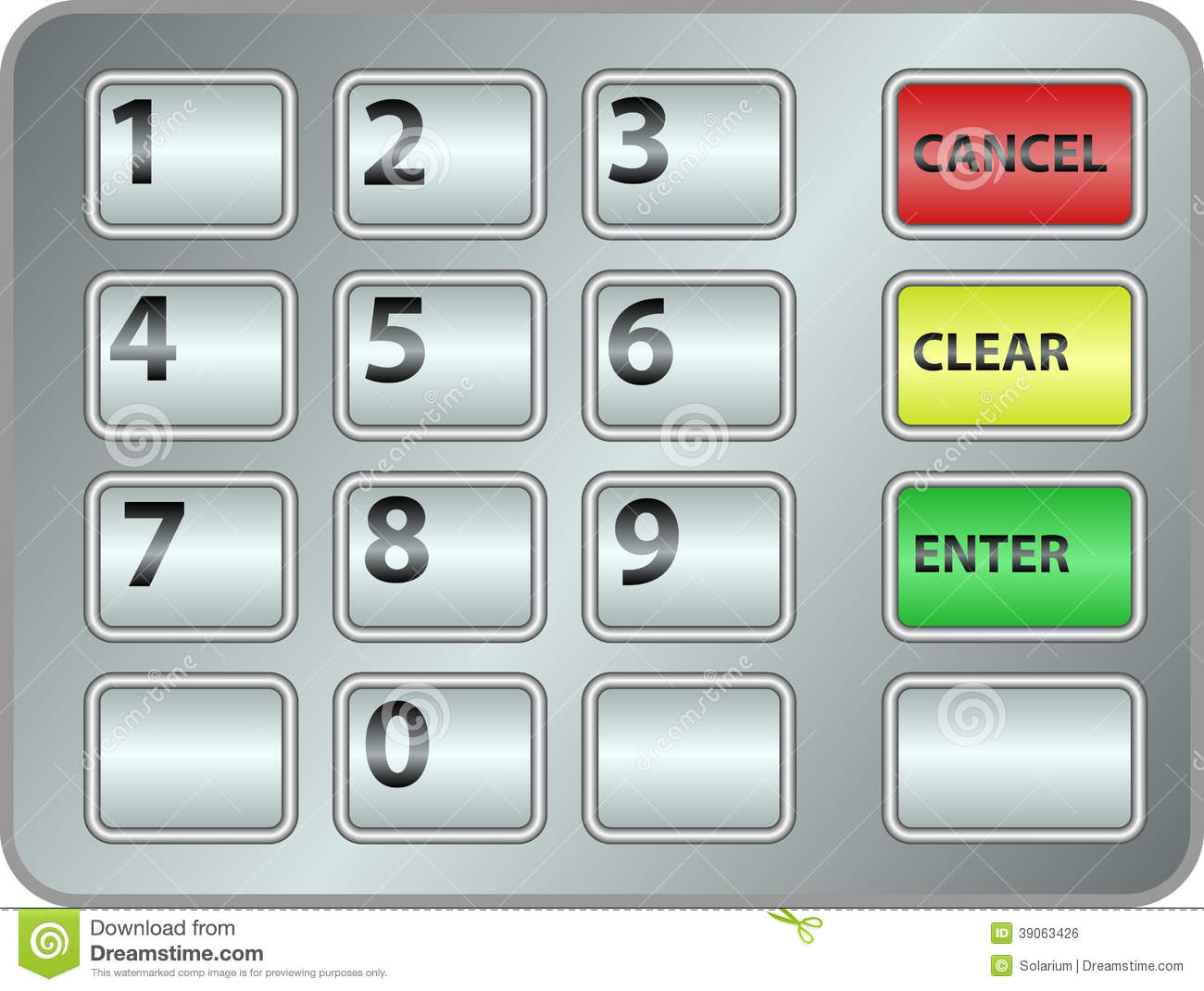 keypad layout for phones