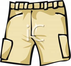 Short clipart khaki shorts, Short khaki shorts Transparent.