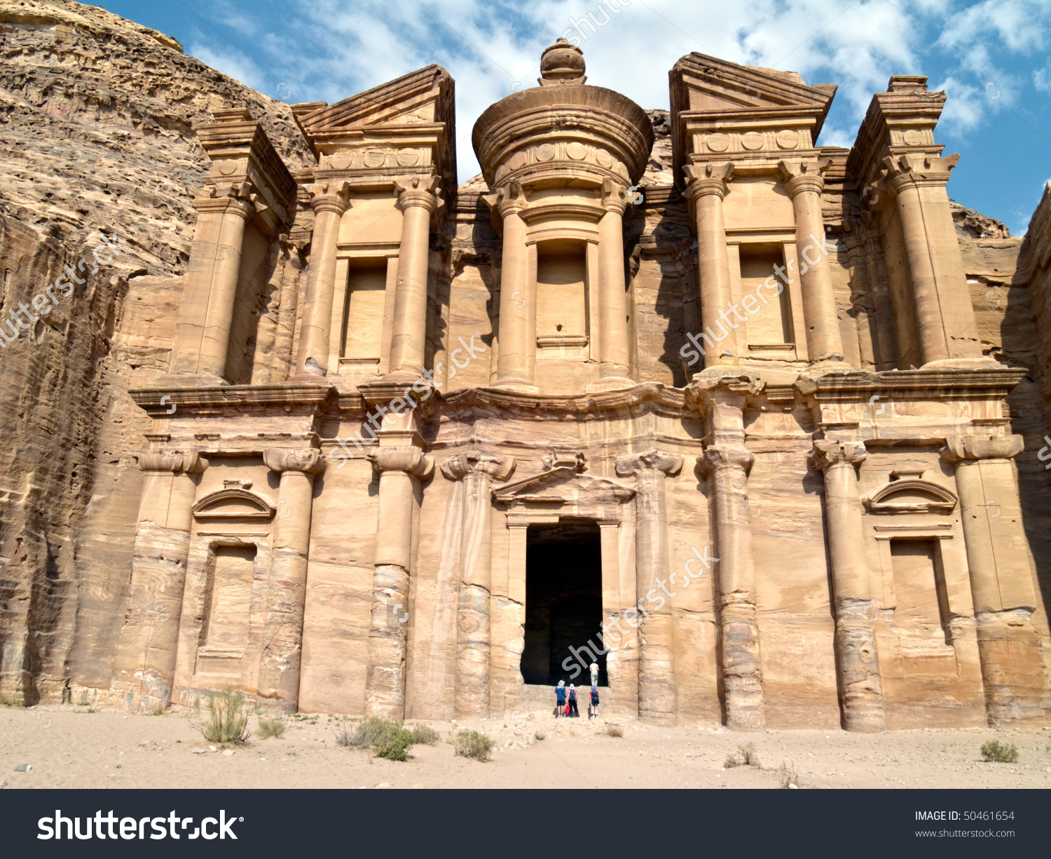 Petra Nabataeans Capital City Al Khazneh Stock Photo 50461654.