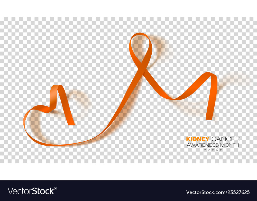 National kidney cancer awareness month orange.