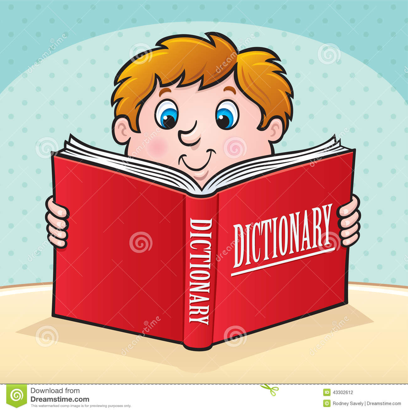 Kids Dictionary Clipart.