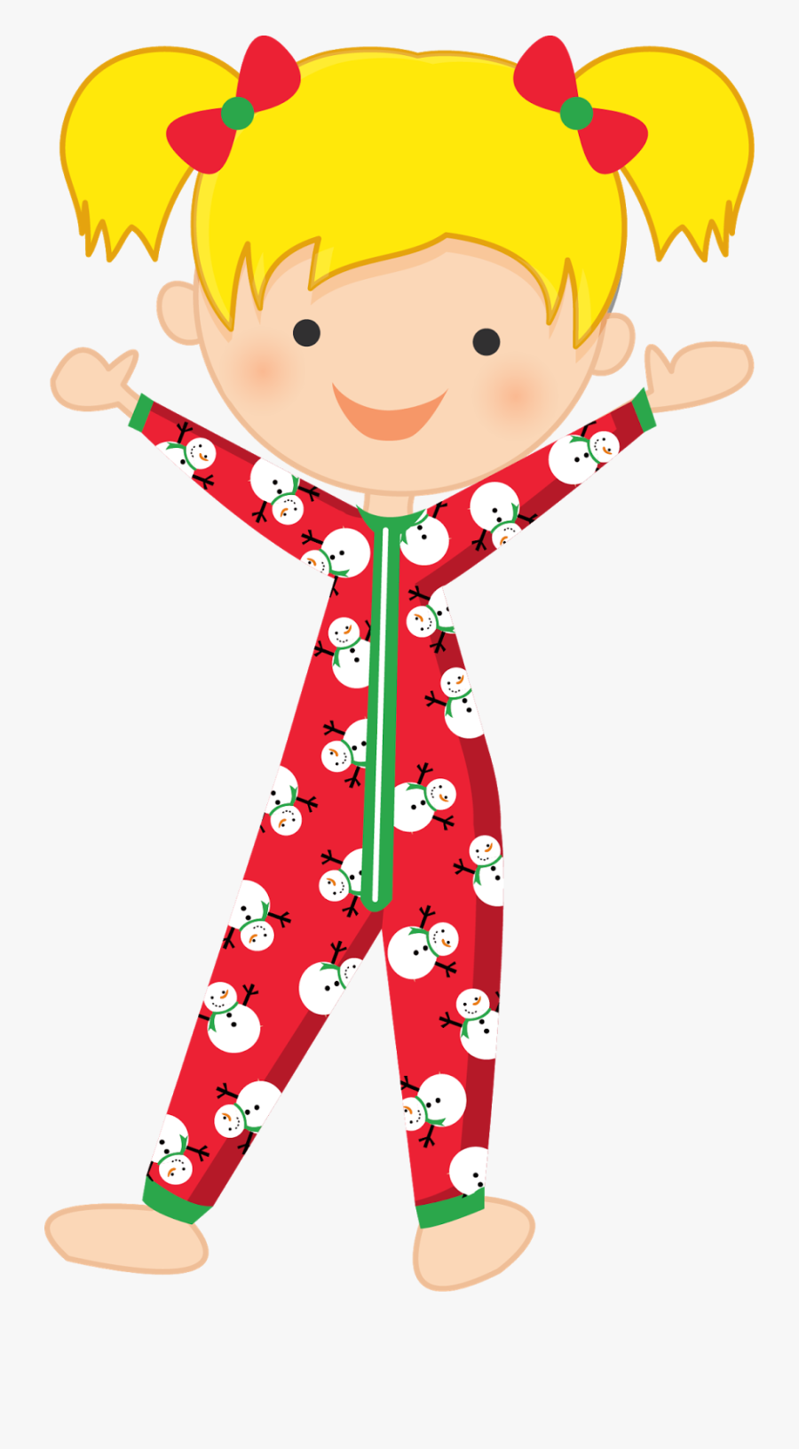 Christmas Pajamas Clipart.