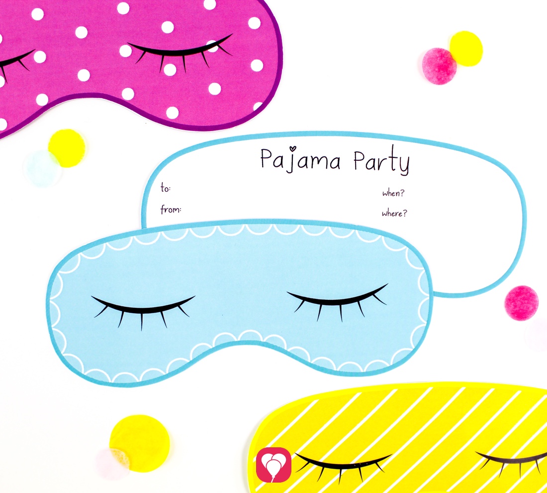 Pajama Party Invitation.