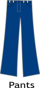 Boys Pants Clipart.