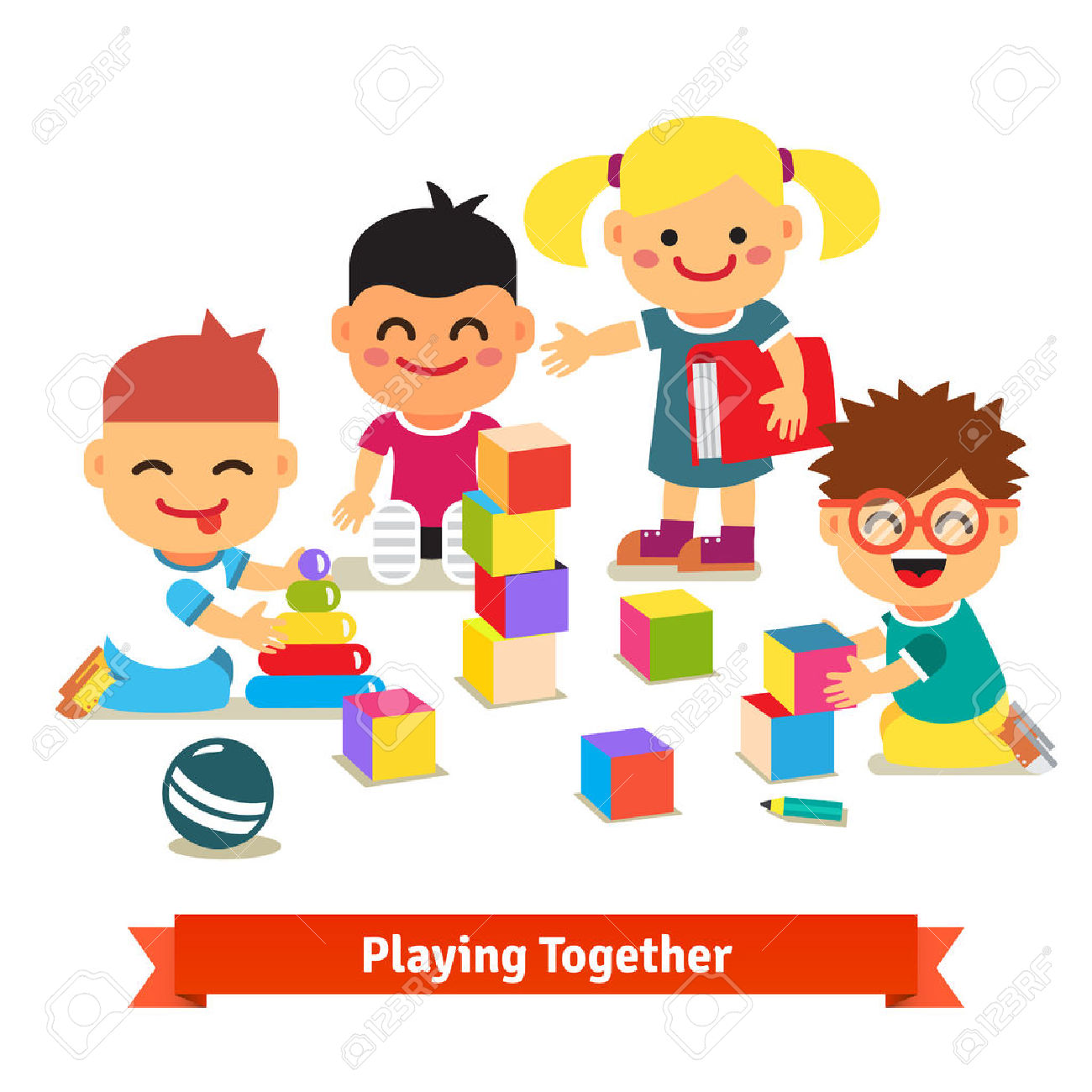 kids playing with toys clipart 20 free Cliparts Download