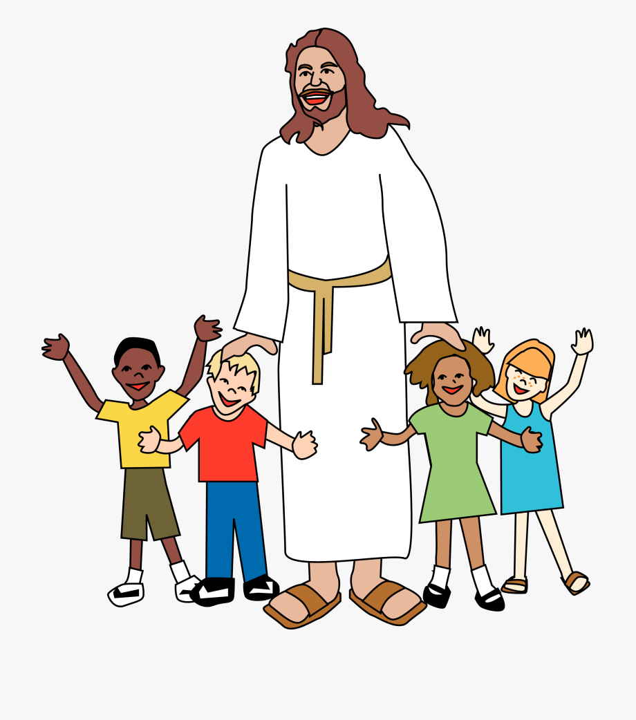 Jesus Christ And Children Clipart