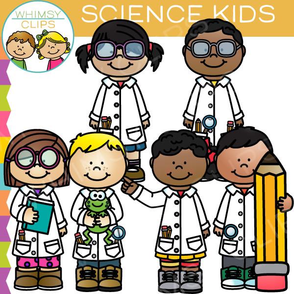 Kids Science Lab Clipart.