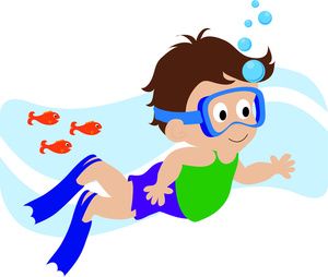 Boy swimmer free clipart kid.