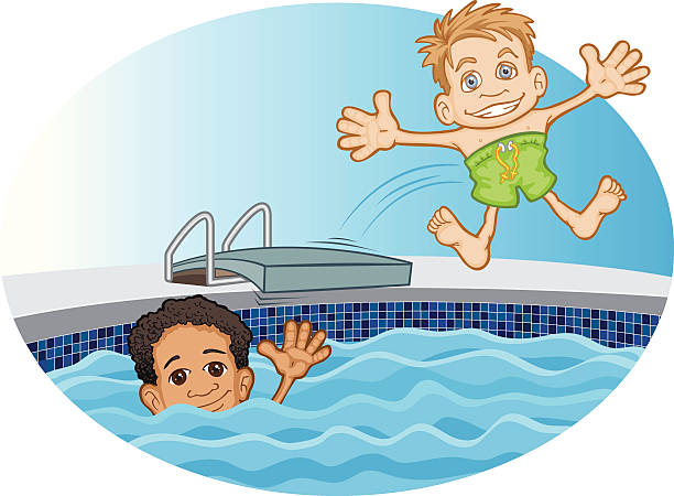 1712 Swimming Pool free clipart.