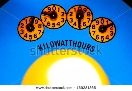 kilowatt Hours" Stock Photos, Royalty.