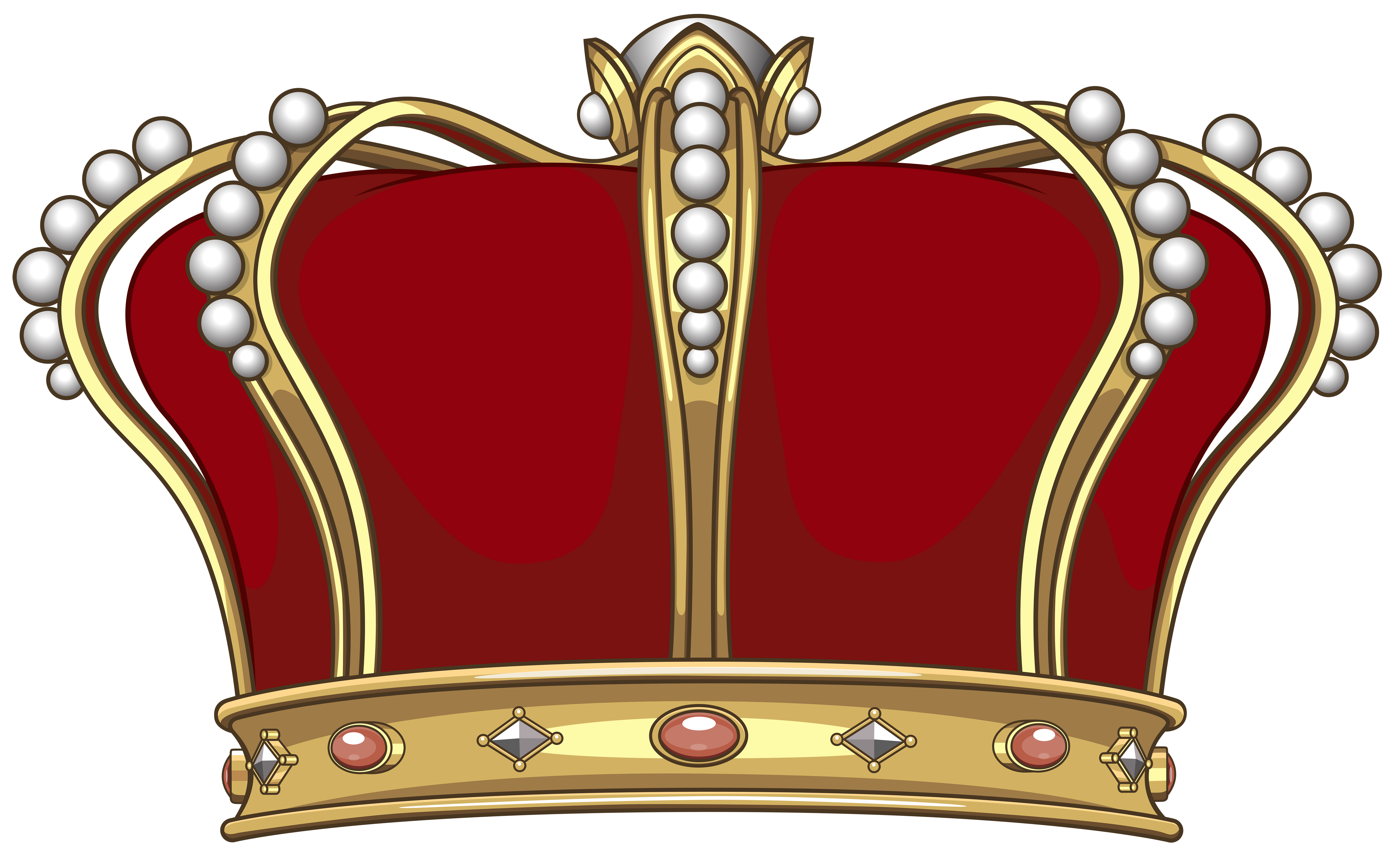 King Crown PNG Clip Art Image.
